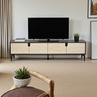 وحدة تلفاز مودرن خشب 180 سم