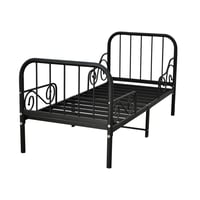 سرير معدني اسود 80×170 سم