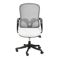 كرسي مكتب مودرن دوار قابل للتعديل رمادي