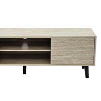 وحدة تلفاز خشبية مودرن بيج 160 سم