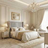 سرير خشبي بتنجيد مخملي فاخر 90×190 سم