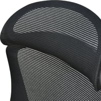 كرسي مكتب مودرن دوار قابل للتعديل أسود