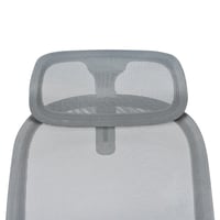 كرسي مكتب مودرن دوار قابل للتعديل رمادي