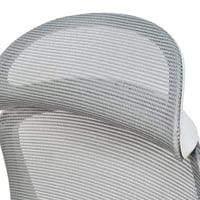 كرسي مكتب مودرن دوار قابل للتعديل رمادي