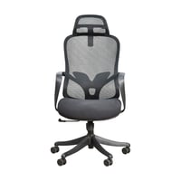 كرسي مكتب مودرن دوار قابل للتعديل أسود