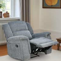 كرسي استرخاء فخم ثابت رمادي