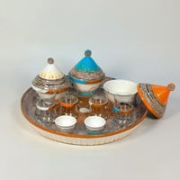 طقم أطباق تمر دائرية 3 قطع – ألوان متنوعة