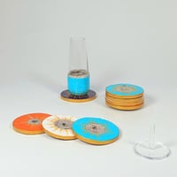 مجموعة قواعد اكواب - 4 قطع