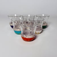 فنجان قهوة عربي شفاف - 6 قطع