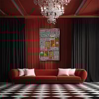 نقوش زخرفه مستلهم من الرموز الافريقية