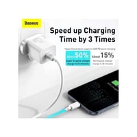 رأس شاحن بيسوس 20 واط بي دي PD - شحن سريع مع حماية...