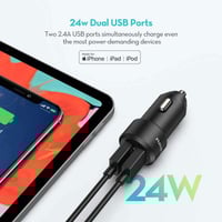 مجموعة شاحن السيارة راف باور RAVPower مع كابل بتقن...