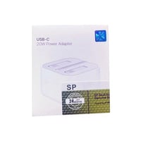 شاحن USB-C سريع 20 واط للايفون والاجهزة الذكية - ب...