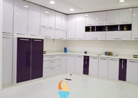 مطبخ المنيوم قطاع خاص مع درف يوفي خاص بشركة سندباد...