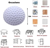 مصد مقبض الباب ذاتي اللصق لحماية الجدار، مصنوع من...