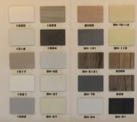 مطبخ المنيوم قطاع خاص مع درف كلادنج مع سطع رخام صن...