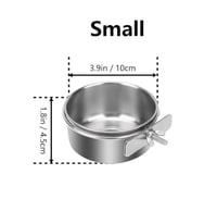 معلف ستيل مع حامل متعدد الاحجام