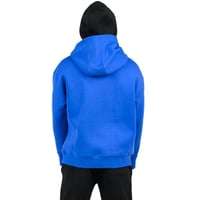 هودي أزرق كاجوال بتصميم عصري موحّد للجنسين