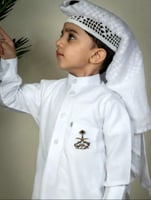 بروش سيفين ونخلة مع إمكانية كتابة الاسم حسب الطلب