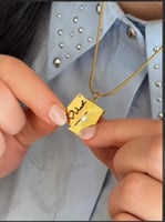 سلسلة قلادة رسالة سرية - هدية أنيقة ومميزة