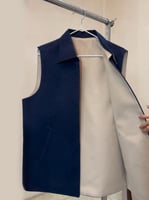 سديري شتوي دبل فيس كحلي/سكري