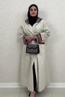 فروه جوخ نسائي مطرزه بسدو انيق معا قبعه