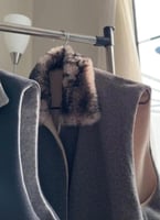 سديري رجالي سنقل فيس قلاب صوف بني /رصاصي /كحلي