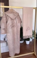 فروه شتويه مطرزه مع شال مجاني