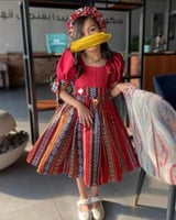 فستان يوم التأسيس سدو احمر