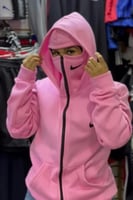 بلوفر بغطاء راس ووجه شتوي