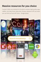 البروجكتر التعليمي T5 ( مع حقيبة وحامل وشحن مجاني...