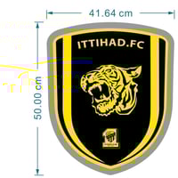 إضاءة نيون على شكل شعار الاتحاد (النمر)