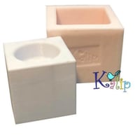 قالب سيلكون مبخره مربع سادة