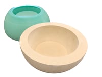 قالب سيليكون سخان او حوض زراعة بشكل نصف دائرة