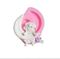 قالب سيليكون خروف العيد مع هلال