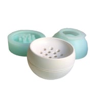 قالب سيليكون مبخرة مع غطاء