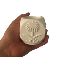 قالب سيليكون مبخرة بخريطة المملكة و سيفين ونخلة