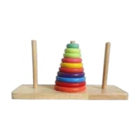 لعبة هرم تعليمي للأطفال خشبية