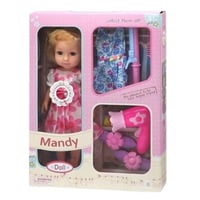 عروسة مع تسريحة ومكياج