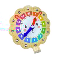 ساعة تعليمية خشبية