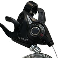 تغيير السرعة مع اصابع فرامل