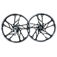 جنوط شعلة (كروم + اسود) فرامل ركبة