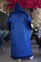 فروة شتوية ازرق ساده