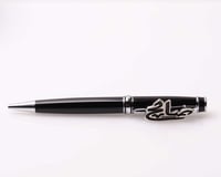 قلم مبطن بالاسم -اسود