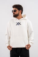 هودي ابيض بتصميم شخصية غوجو