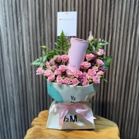 مق 1/2M الوردي