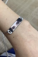 اسوارة بلون فضي - غير قابلة للصدأ