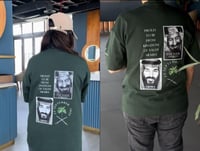 تيشرت المؤسس وولي العهد لون اخضر