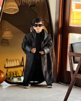 فروه بأطراف جلد للاطفال بالاسم