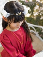 طوق ورد بناتي بالاسم